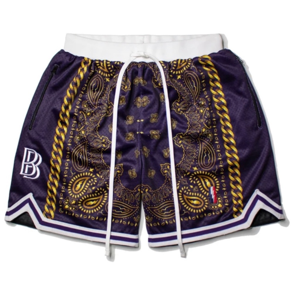 BEN BALLER X COLLECT & SELECT lakers swingman shorts sz XS